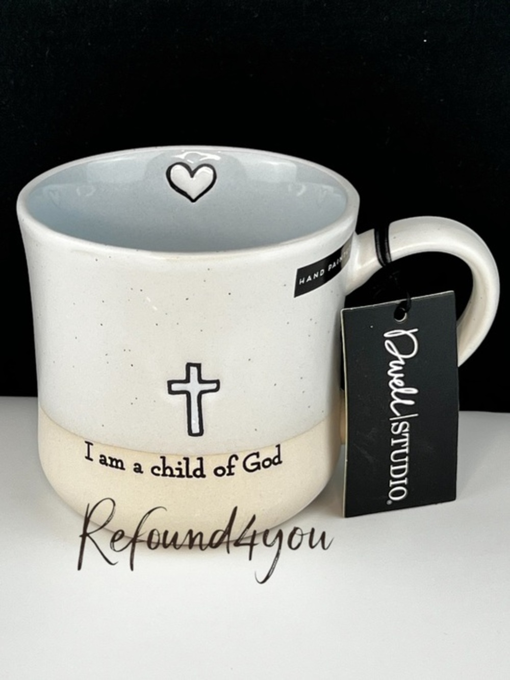 Dwell Studio - 'I Am a Child of God' Ceramic Mug. NWT. Firm!
